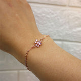 Rose Quartz Paw Bracelet